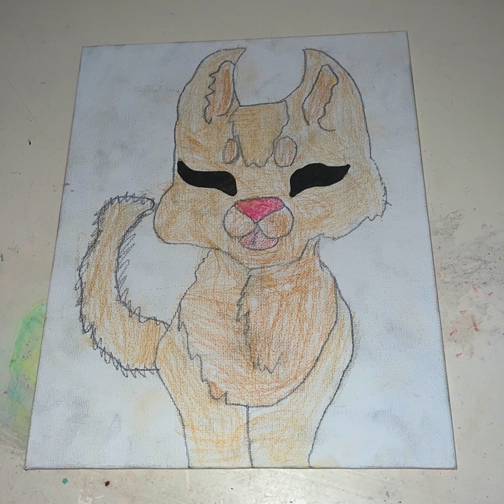 fun lioness drawing!